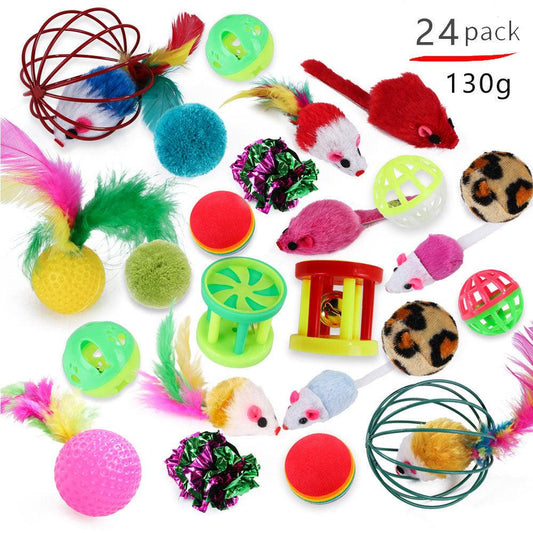 Purrfectly Playful Feather Frenzy Cat Stick Toy