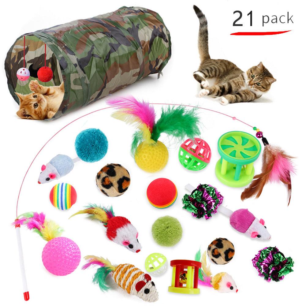 Purrfectly Playful Feather Frenzy Cat Stick Toy