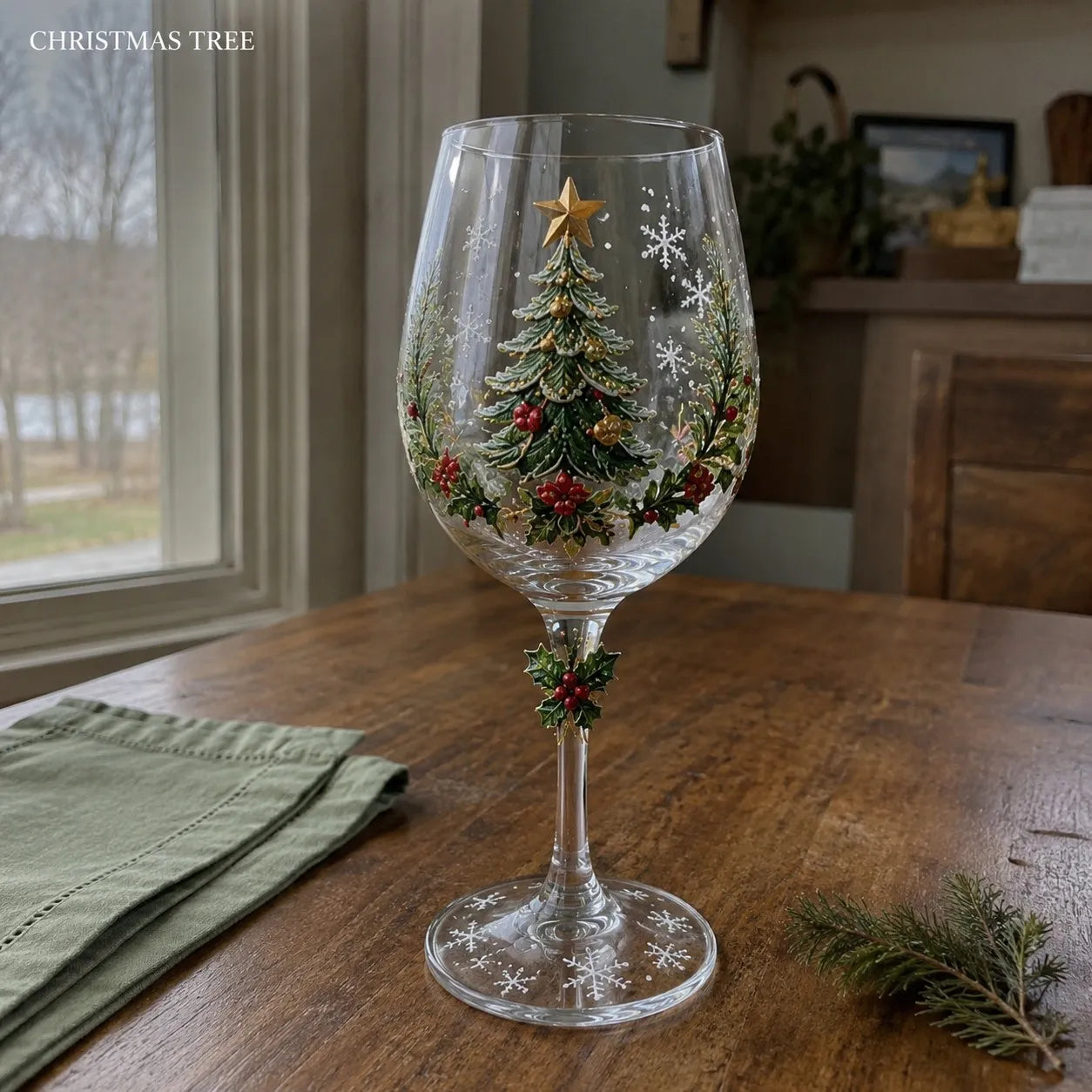 🎄Christmas Wine Glass Collection Gift Box Set✨
