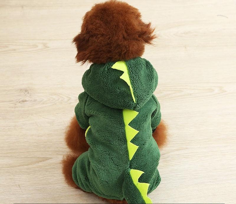 Herbst- und Winterkostümkollektion für Hunde: Gemütlicher Korallenfleece im Cartoon-Stil