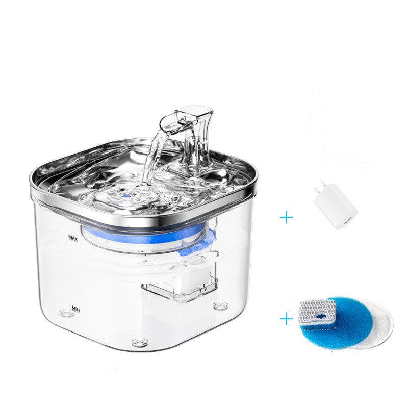 Haustier Katze Hund Edelstahl Automatischer Wasserspender Intelligenter Trinkbrunnen