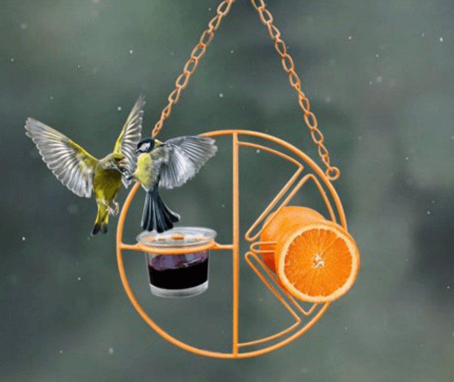 Deluxe Metall-Vogelschaukel