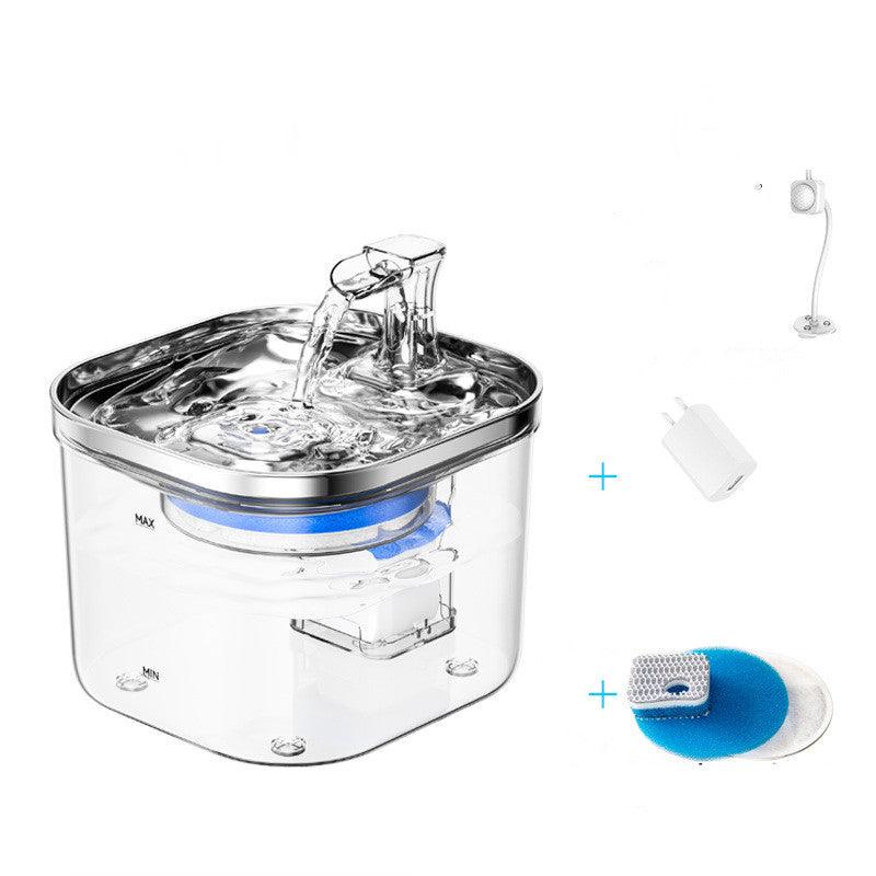 Haustier Katze Hund Edelstahl Automatischer Wasserspender Intelligenter Trinkbrunnen